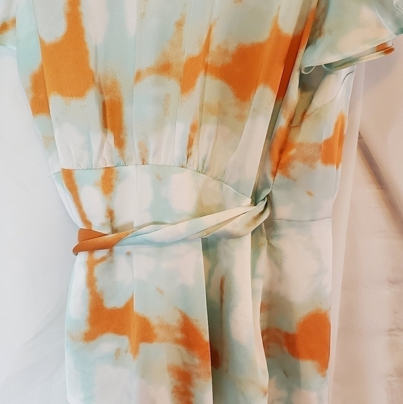 Mittoshop Tie Dye Wrap Dress with Ruffles in Size Small NWT - Picture 7 of 7